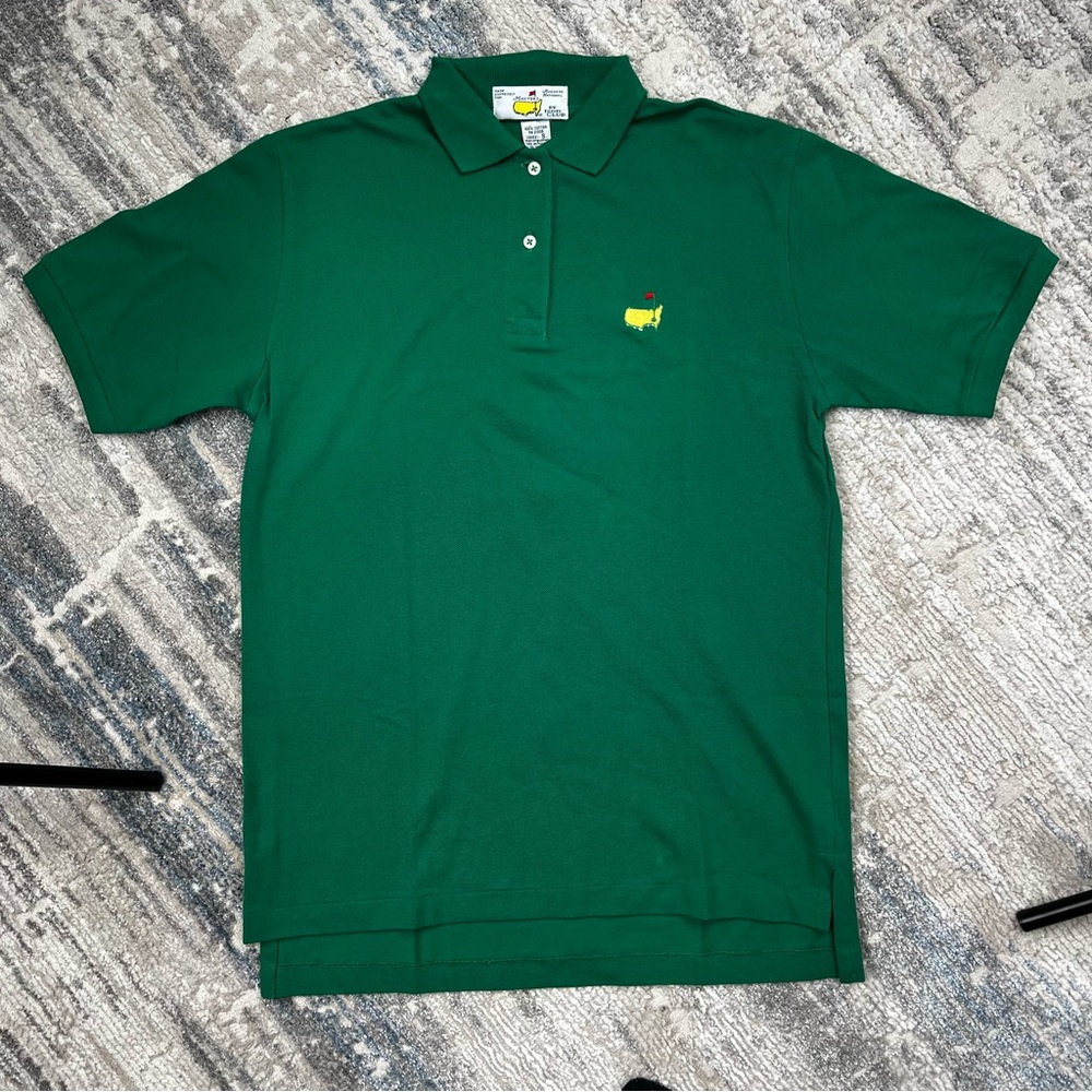 Vintage Izod Club Masters Augusta National Green Polo Women’s Small - Picture 2 of 5